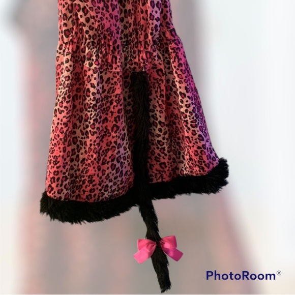 Girls Spirit Halloween Pretty Pink Kitty Costume - Picture 6 of 8